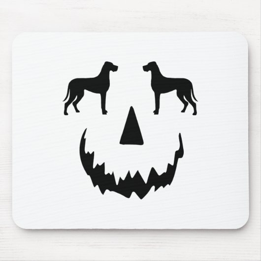 Pompoen Grote Deen Halloween Muismat (Voorkant)