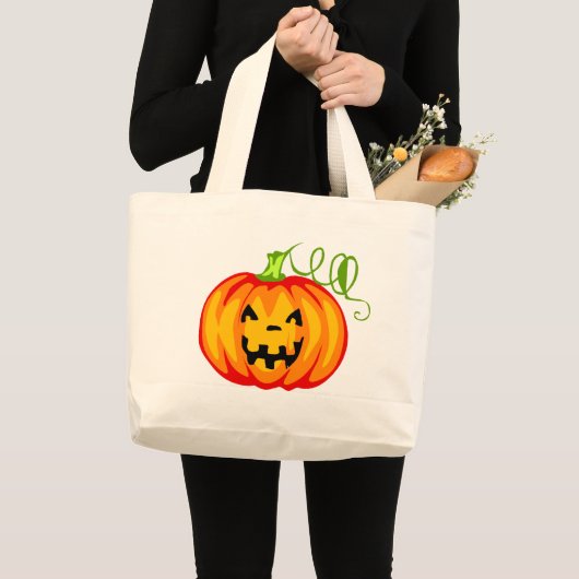 pompoen grote tote bag (Voorkant (product))