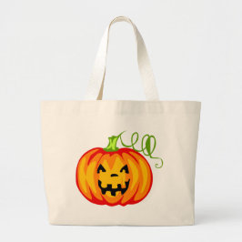 pompoen grote tote bag