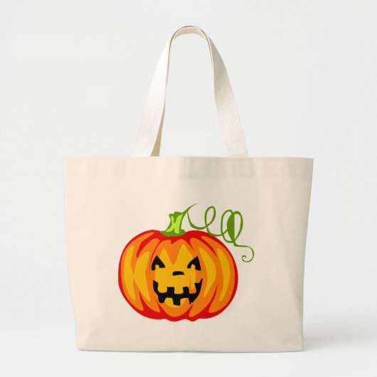 pompoen grote tote bag (Voorkant)