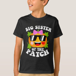 Pompoen Grote Zus van de Patch Fun Halloween Famil T-shirt