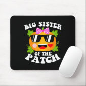 Pompoen grote zus van de patch leuk Halloween Fam Muismat (Met muis)