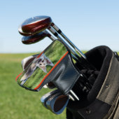 Pompoen GSD Golfheadcover (Insitu)