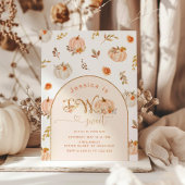 Pompoen Halloween 2e meisje verjaardag Kaart