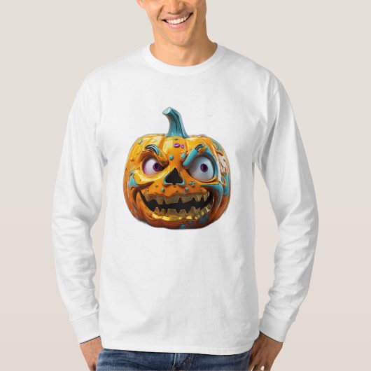 Pompoen Halloween 3D Shirt | Halloween (Voorkant)