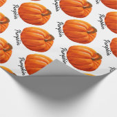 Pompoen Halloween Cadeaupapier (Hoek)