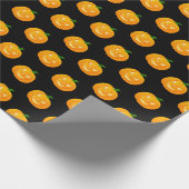 Pompoen Halloween Cadeaupapier (Hoek)