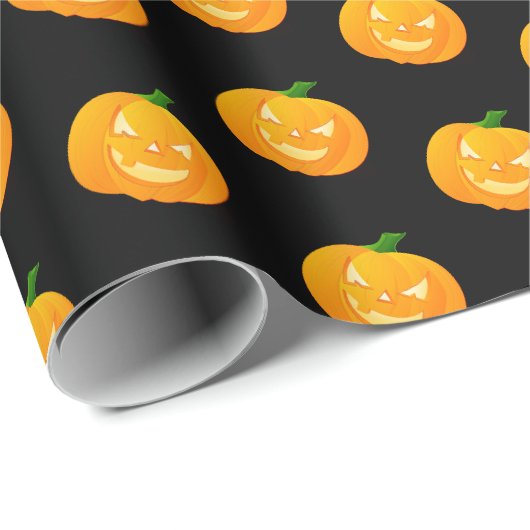 Pompoen Halloween Cadeaupapier (Rol Hoek)