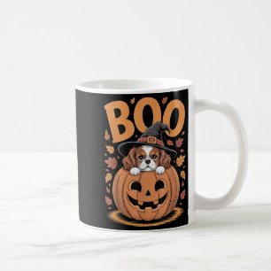 Pompoen Halloween Cavalier King Charles Spaniel Koffiemok