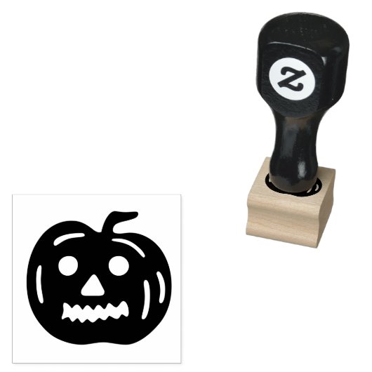 Pompoen Halloween Decor Custom Rubberstempel (Gestempeld)