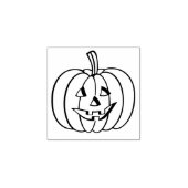Pompoen Halloween Decor Custom Rubberstempel (Afrduk)