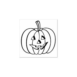 Pompoen Halloween Decor Custom Rubberstempel