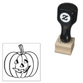 Pompoen Halloween Decor Custom Rubberstempel (Gestempeld)