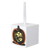 Pompoen Halloween Decoratie (Achter hoekig)