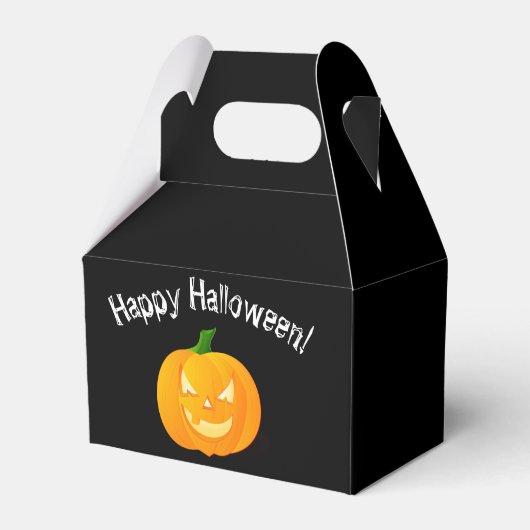 Pompoen Halloween Feest Favor Doos Bedankdoosjes (Voorkant Zijde)