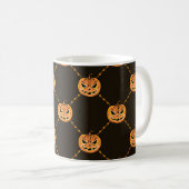 Pompoen Halloween feest thema. Koffiemok (Voorkant rechts)