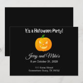 Pompoen Halloween Feest Uitnodigingen (Voorkant / Achterkant)