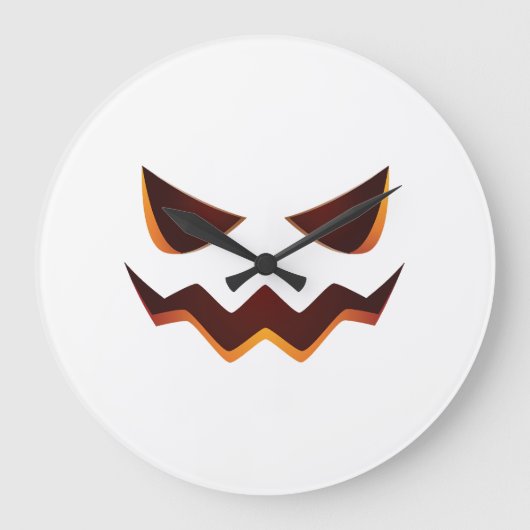 Pompoen Halloween Grote Klok (Voorkant)
