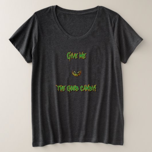 pompoen halloween grote maat t-shirt (Design voorkant)