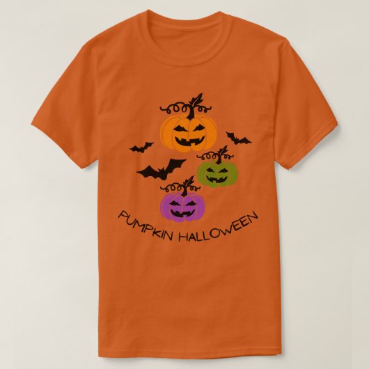 Pompoen Halloween Happy Herfst Seizoen Herfst Vibe T-shirt (Design voorkant)