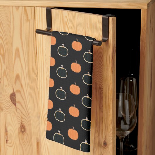 Pompoen/Halloween/Herfst/Herfst Keuken Handdoek (Derde Gevouwen)