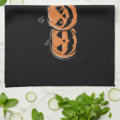 Pompoen Halloween Herfst Thanksgiving Geschenk Theedoek (Gevouwen)