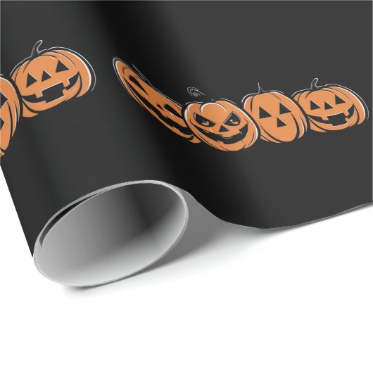 Pompoen Halloween Herfst Thanksgiving Gift Cadeaupapier (Rol Hoek)