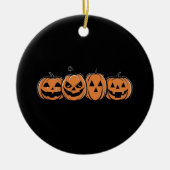 Pompoen Halloween Herfst Thanksgiving Gift Keramisch Ornament (Voorkant)