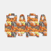 Pompoen halloween jack o lantaarn oranje pompoenen bedankdoosjes (Uitgevouwen)