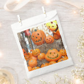 Pompoen halloween jack o lantaarn oranje pompoenen bedankzakje (Geknipt)