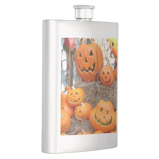 Pompoen halloween jack o lantaarn oranje pompoenen flacon (Rechts)