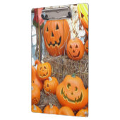 Pompoen halloween jack o lantaarn oranje pompoenen klembord (Links)