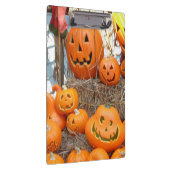 Pompoen halloween jack o lantaarn oranje pompoenen klembord (Rechts)