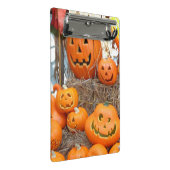 Pompoen halloween jack o lantaarn oranje pompoenen mini klembord (Schuin)