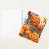 Pompoen halloween jack o lantaarn oranje pompoenen planner (Display)