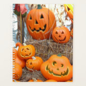Pompoen halloween jack o lantaarn oranje pompoenen planner (Voorkant)