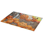 Pompoen halloween jack o lantaarn oranje pompoenen snijplank (Hoek)