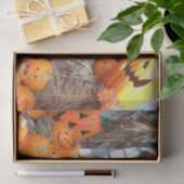 Pompoen halloween jack o lantaarn oranje pompoenen tissuepapier (Geschenk)