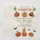 POMPOEN Halloween Kaart (Voorkant / Achterkant)