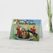  pompoen Halloween Kaart (Voorkant)