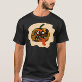 Pompoen Halloween leuk tshirt mannen (Voorkant)
