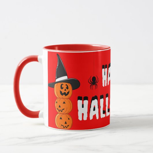 Pompoen Halloween Mok (Links)