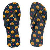 Pompoen Halloween Naadloos Patroon Teenslippers (Voetbed)