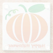 Pompoen Halloween Onderzetter (Achterkant)