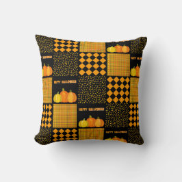 Pompoen Halloween Patchwork Patroon Kussen