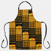 Pompoen Halloween Patchwork Patroon Schort (Voorkant)