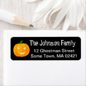 Pompoen Halloween Persoonlijke Adreslabels Etiket (Insitu)