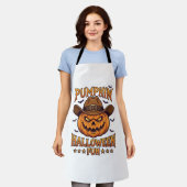 Pompoen Halloween Pret Jack Lantern Cowboy Hoed Vl Schort (Gedragen)