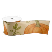 Pompoen Halloween Ribbon – Schattigee Herfst Gift Satijnen Lint (Spoel)