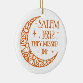 Pompoen Halloween Salem 1692 Ze misten er een Keramisch Ornament (Rechts)